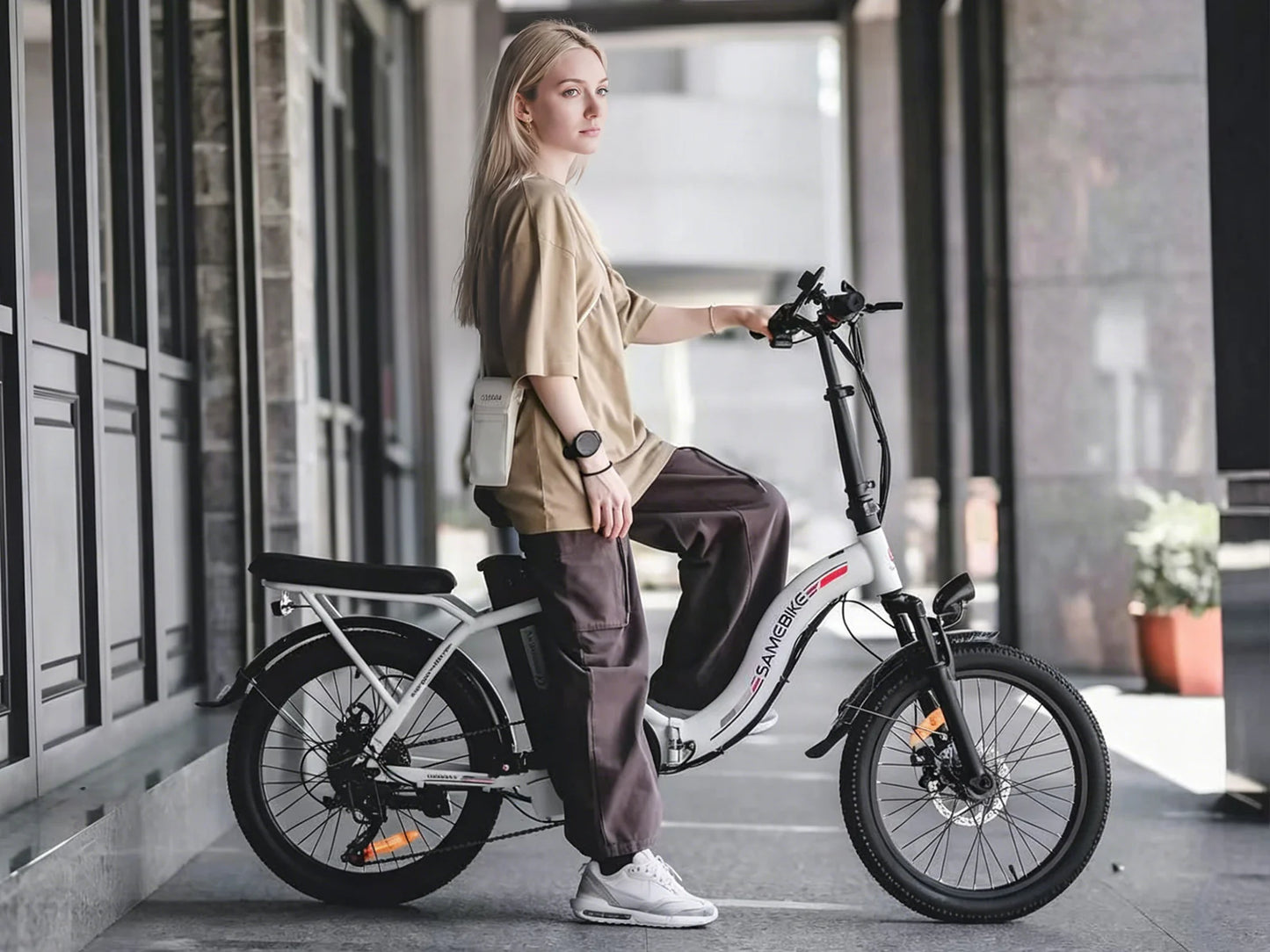 SAMEBIKE CY20 Electric Bike – 250W Motor | 36V 13Ah Battery | 20″ Folding Tyres | Up to 90km Range | Portable Urban Commuter E-Bike