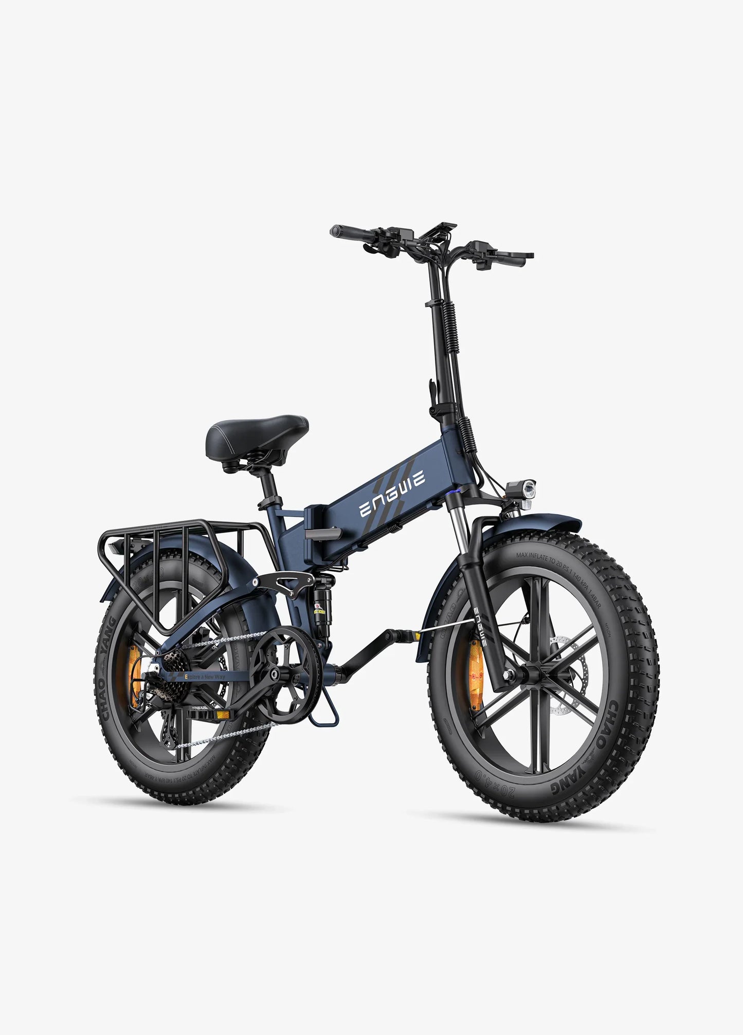 Fat Tires Folding E‑Bike