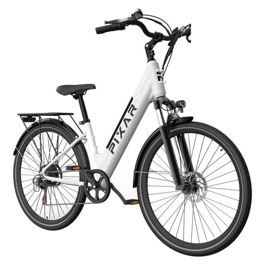 PIXAR Cruiser Electric Bike – 250W Motor | Samsung 36V 12.8Ah Battery | 27.5″ Wheels | Hydraulic Brakes | Up to 100km Range | Retro City Commuter E-Bike
