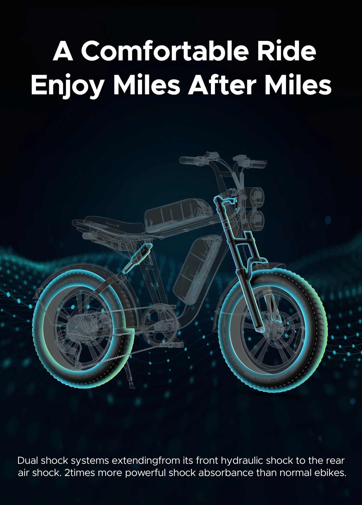 Engwe M20 Moped-Style Fat Tire Electric Bike