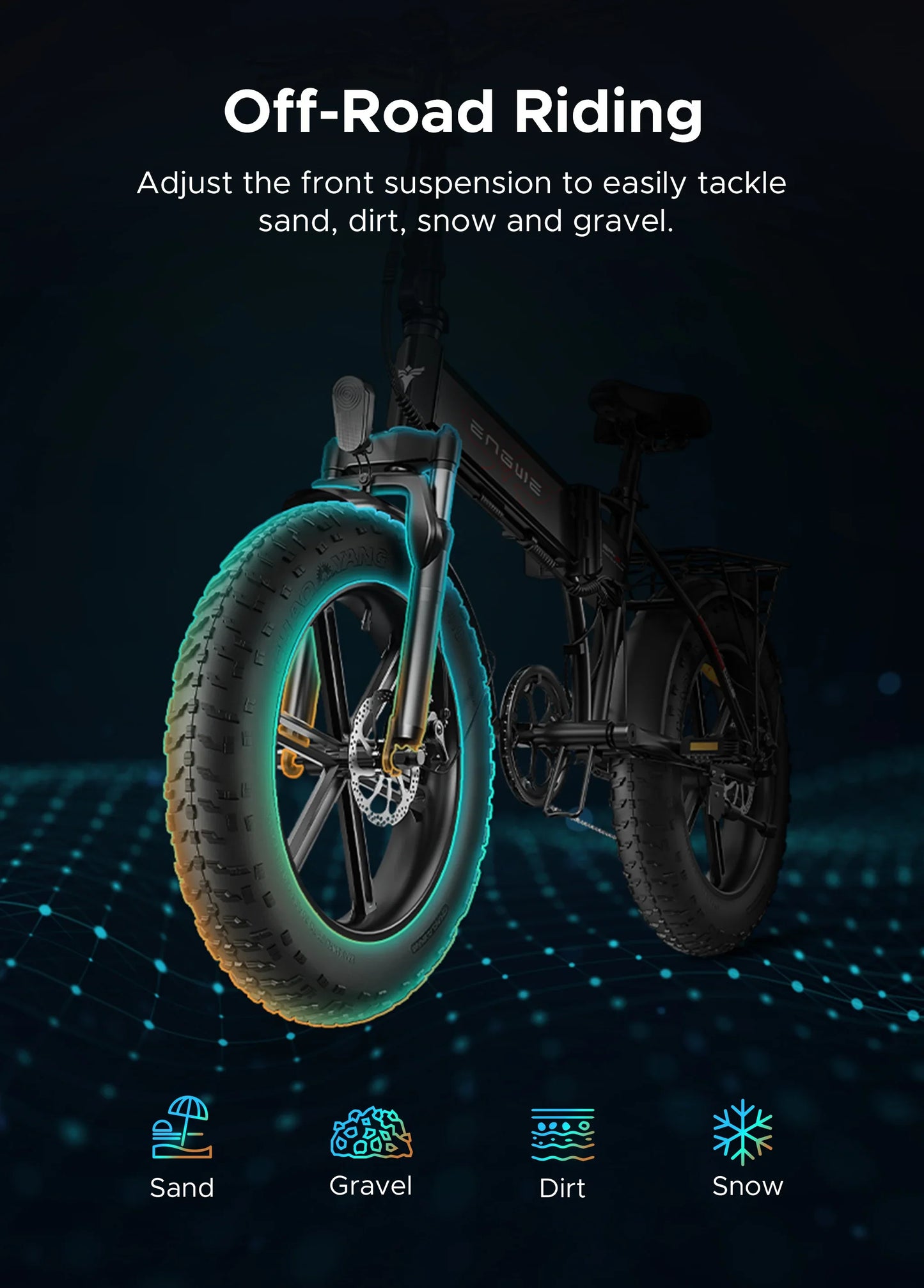 Engwe EP‑2 Pro Folding Fat Tire E‑Bike