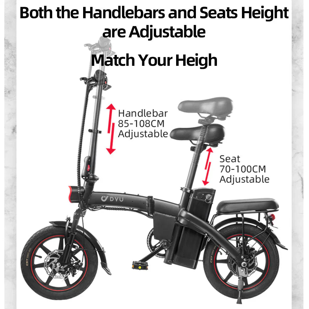 DYU A5 Folding Electric Bike