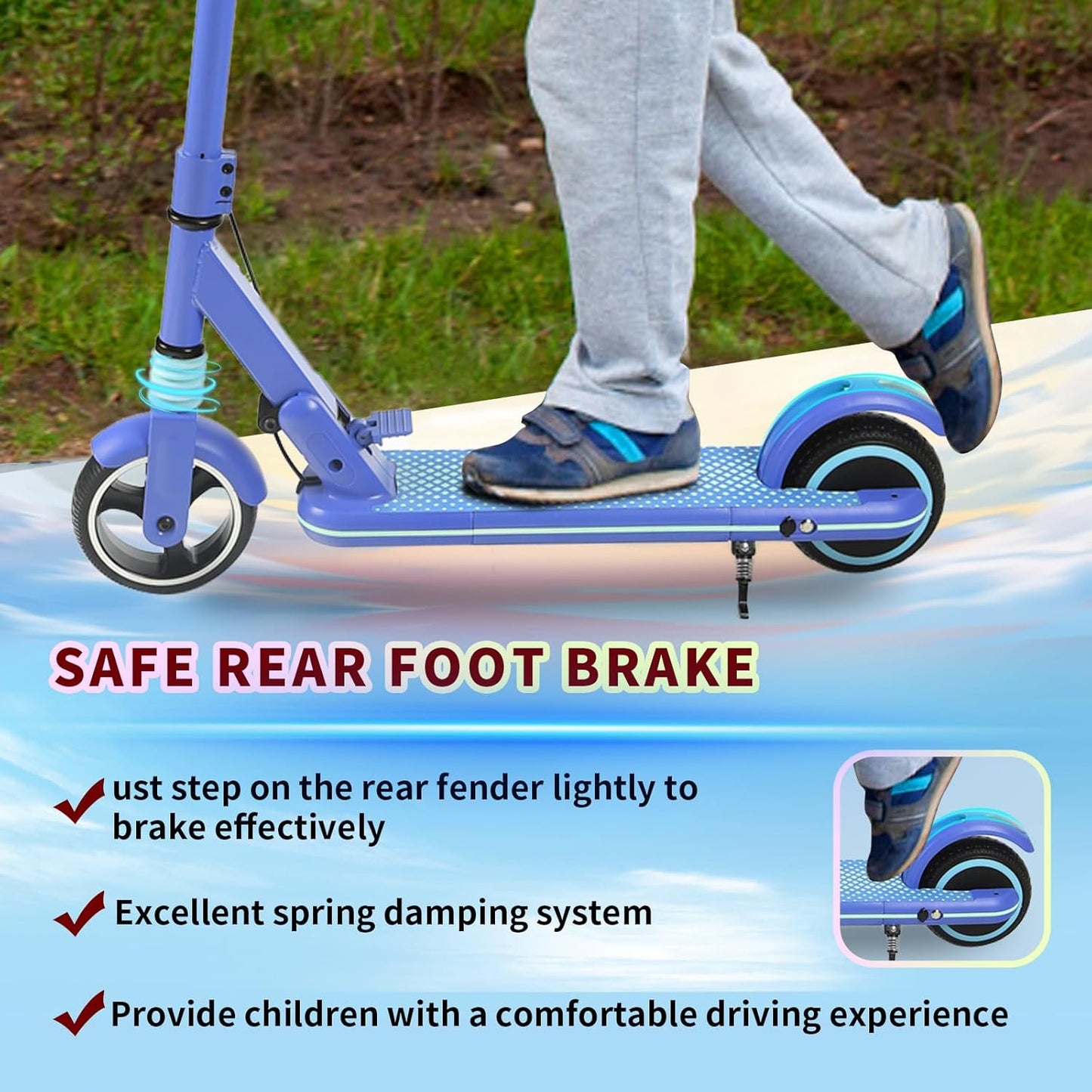 Simate S3 Kids Foldable Electric Scooter