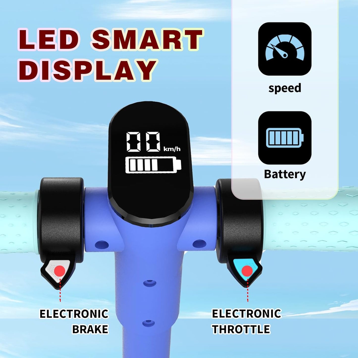 Simate S3 Kids Foldable Electric Scooter
