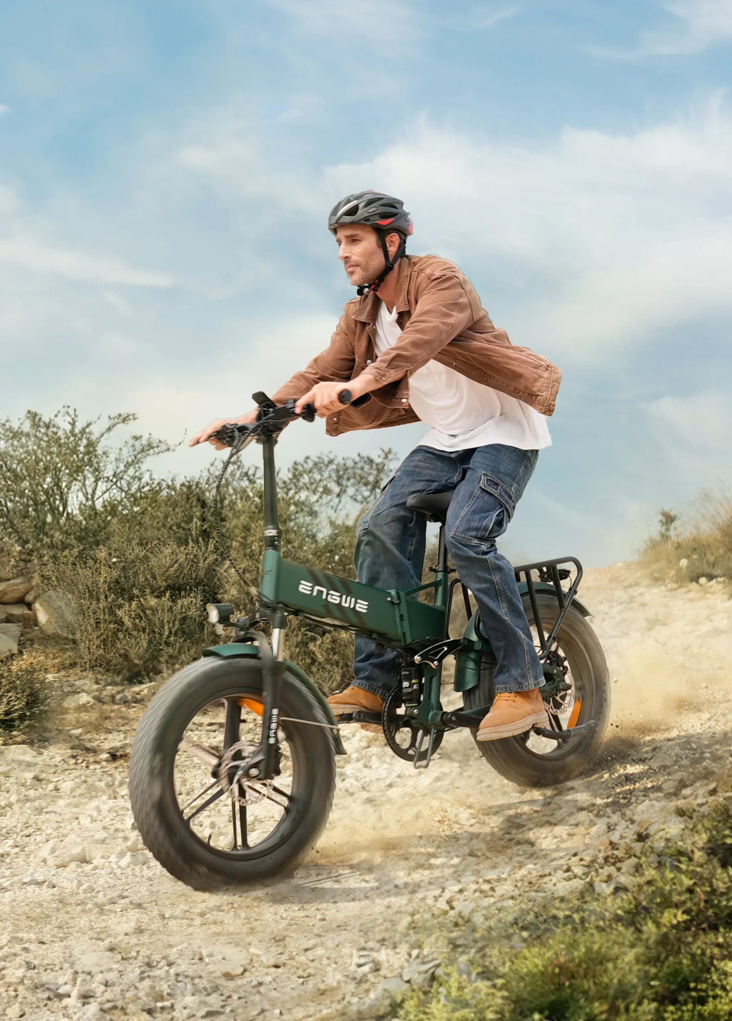 Fat Tires Folding E‑Bike