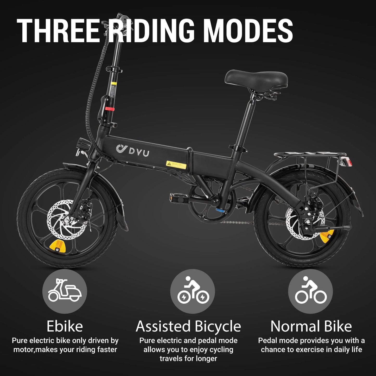 DYU A1F Pro Folding Electric Bike