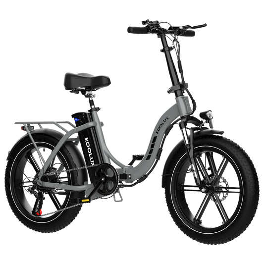 KOOLUX BK6S 4.0 Folding Electric Bike – 750W Motor | 48V 13Ah Battery | 20″ × 4.0″ Fat Tyres | Dual Suspension | Up to 90km Range | High-Power Urban/Off-Road E-Bike