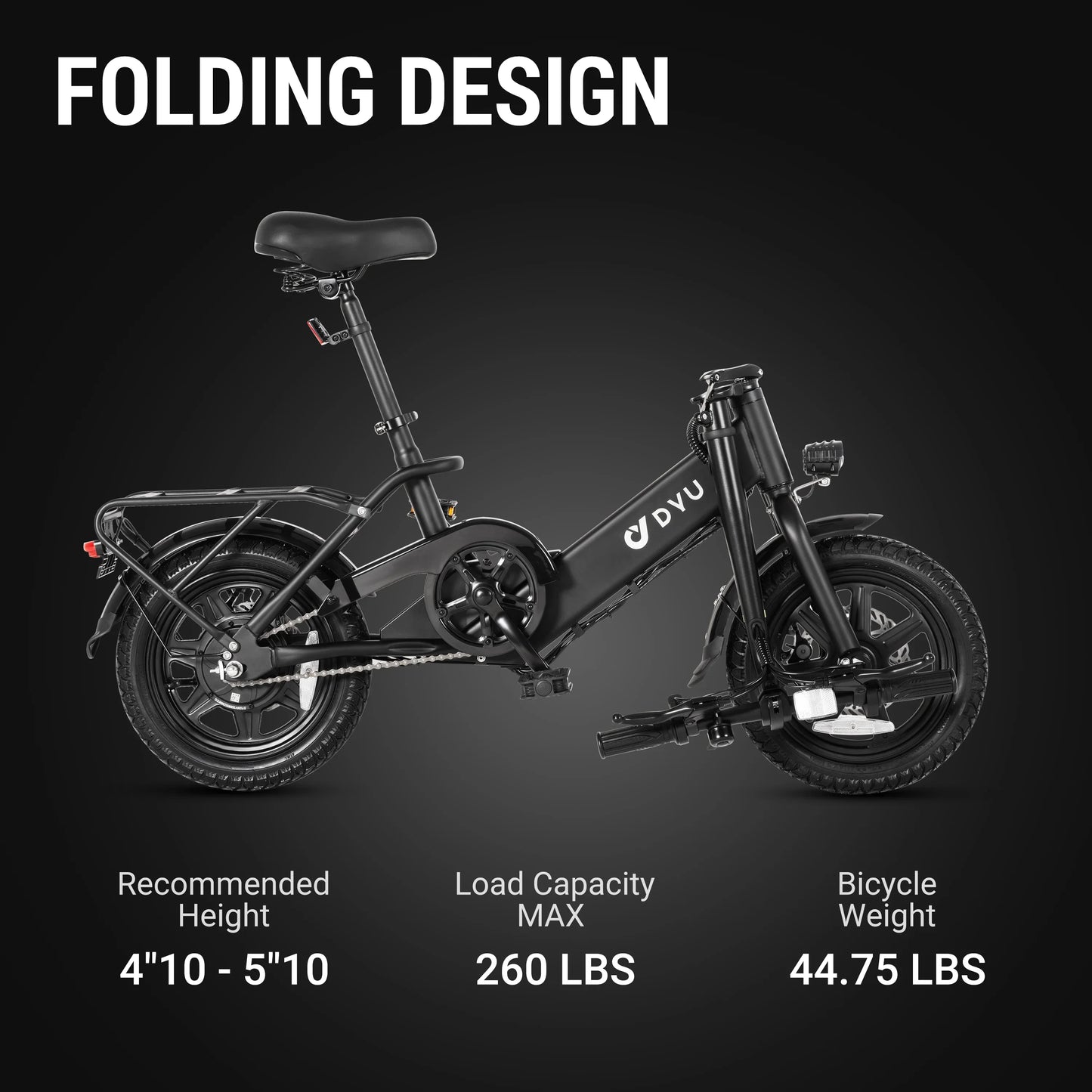 DYU C3 Folding Electric Bike