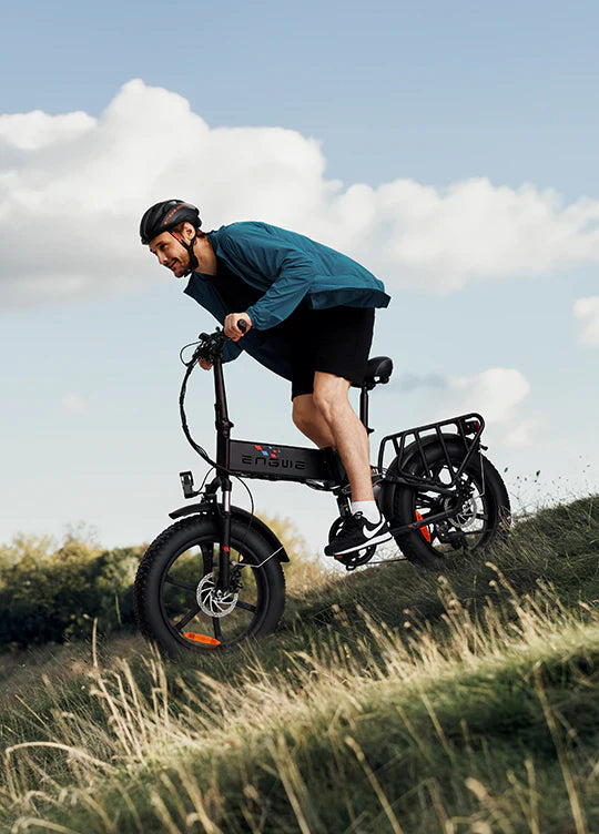 Fat Tires Folding E‑Bike