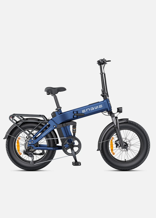 ENGWE Engine Pro 3.0 Boost Electric Bike – 250W Motor | 48V 15Ah Samsung Battery | Full Suspension | 20″ × 4.0″ Fat Tyres | Up to 130km Range | Folding UK Legal E-Bike