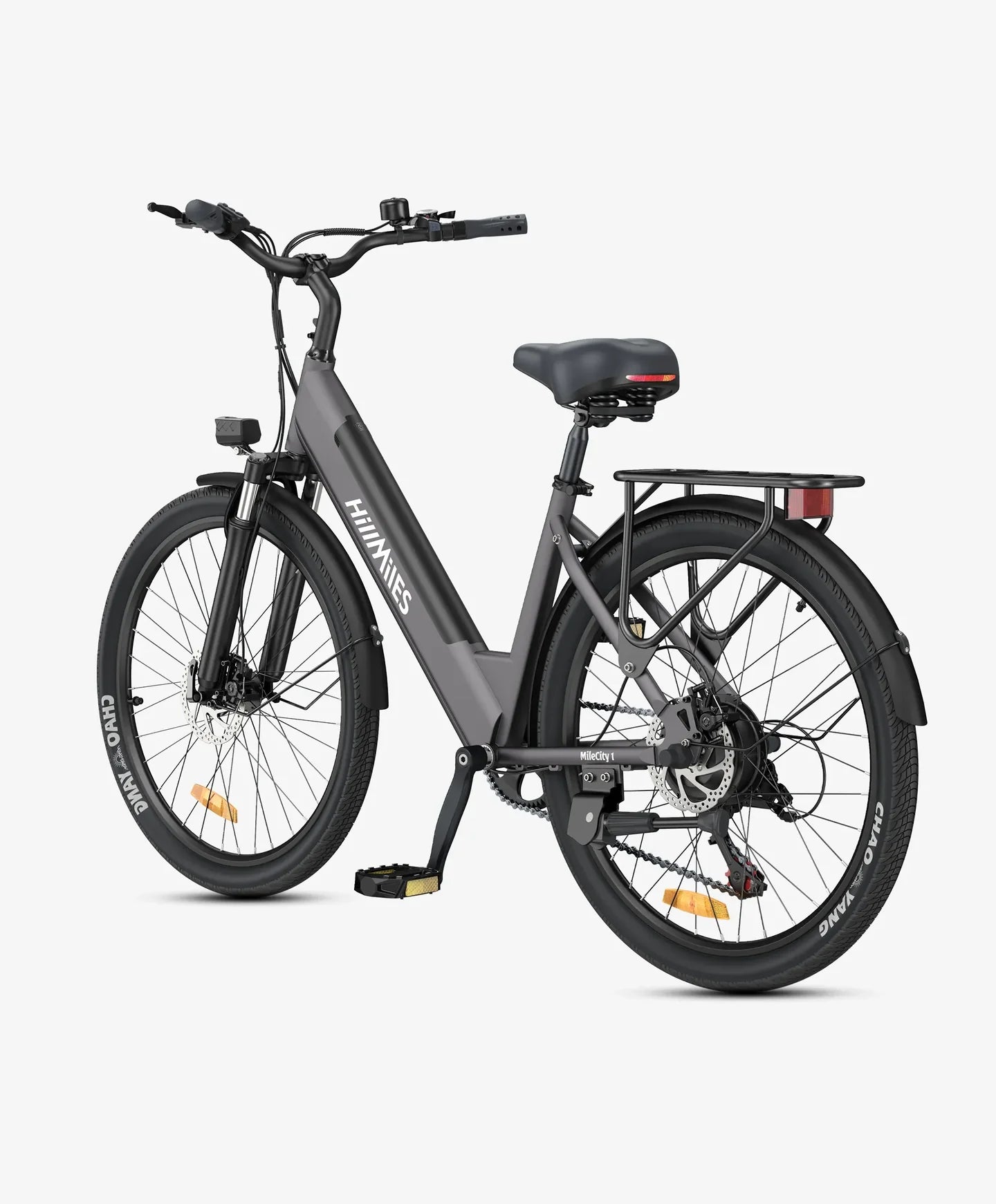 HILLMILES MILECITY 1 Electric Bike – 250W Motor | 36V 13Ah Battery | Torque Sensor Assist | 26″ Urban Tyres | Up to 100km Range | UK Legal City E-Bike
