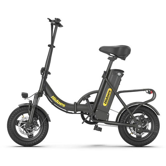 Hidoes C5 Electric Bike – 250W Motor | 36V 10.4Ah Battery | 14″ Fat Tires | Foldable Commuter E-Bike | 25 km/h UK Legal
