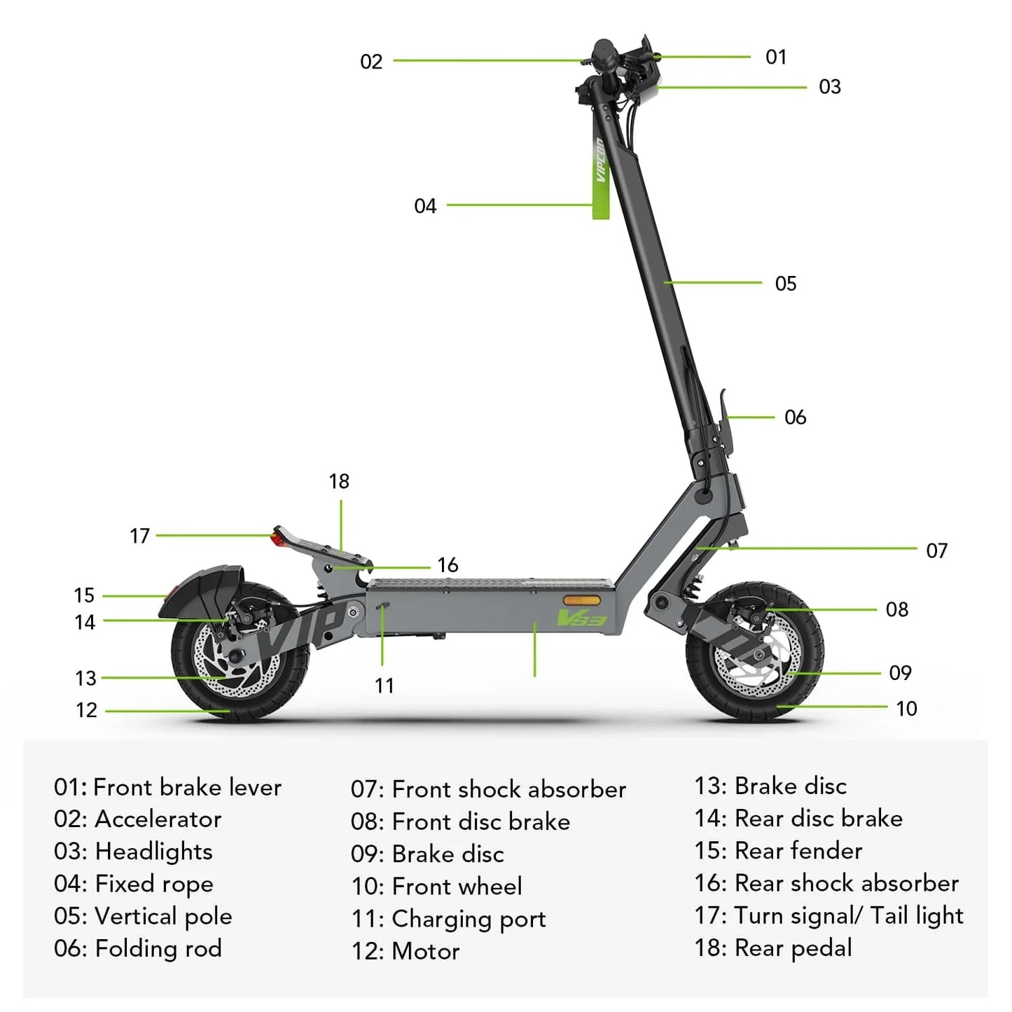 VIPCOO VS3 Electric Scooter –