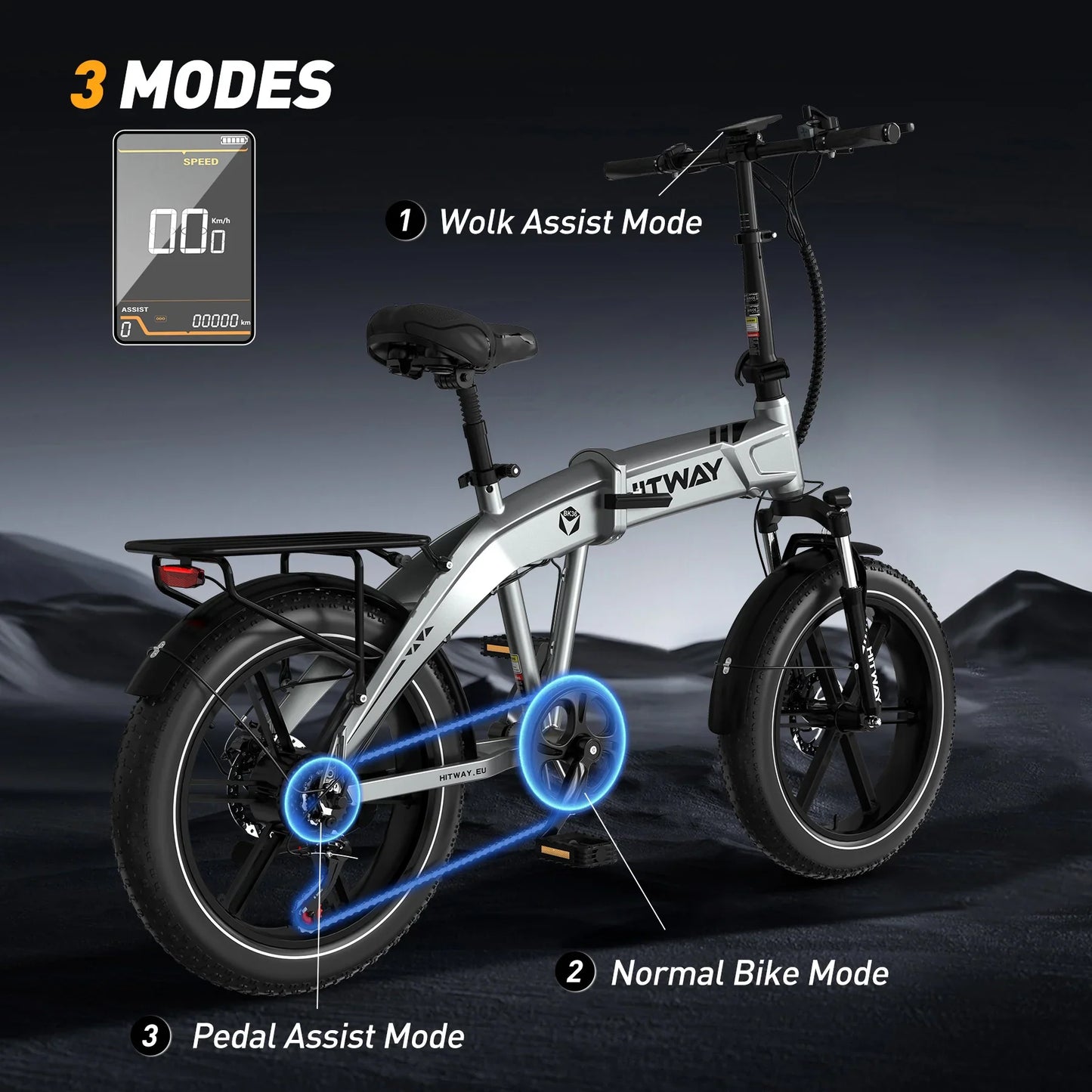 Hitway BK36 Folding Electric Bike
