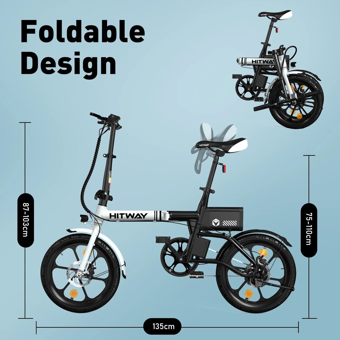 Hitway BK35 Folding Electric Bike