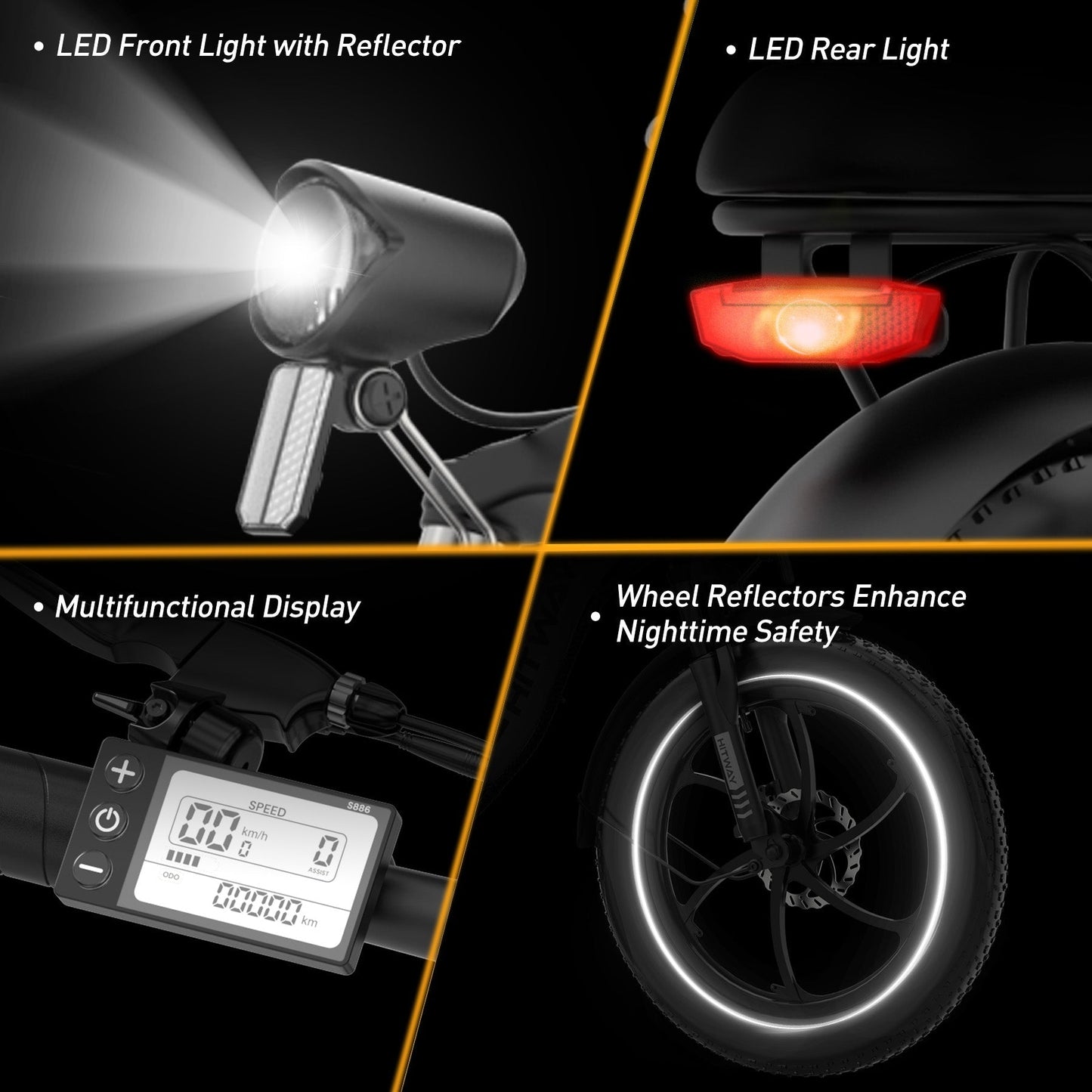 Hitway BK6S Folding Electric Bike