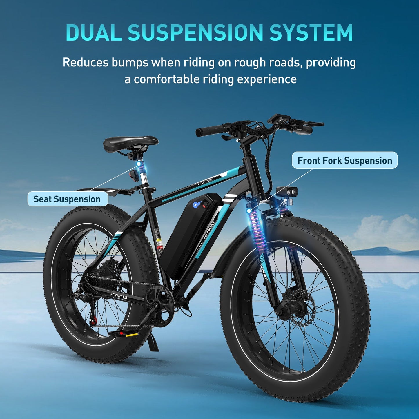 Hitway BK15 Fat Tire Electric Bike
