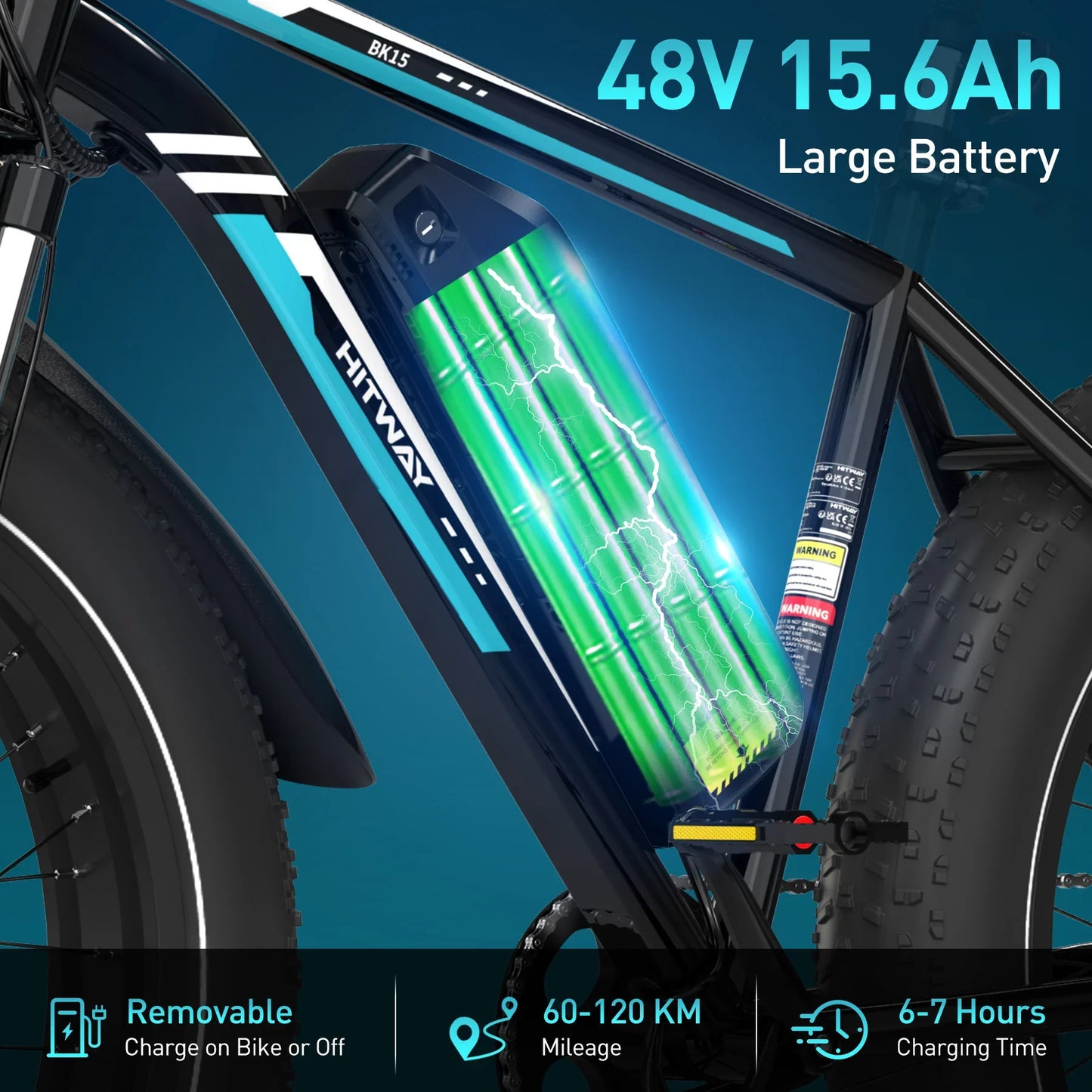 Hitway BK15 Fat Tire Electric Bike
