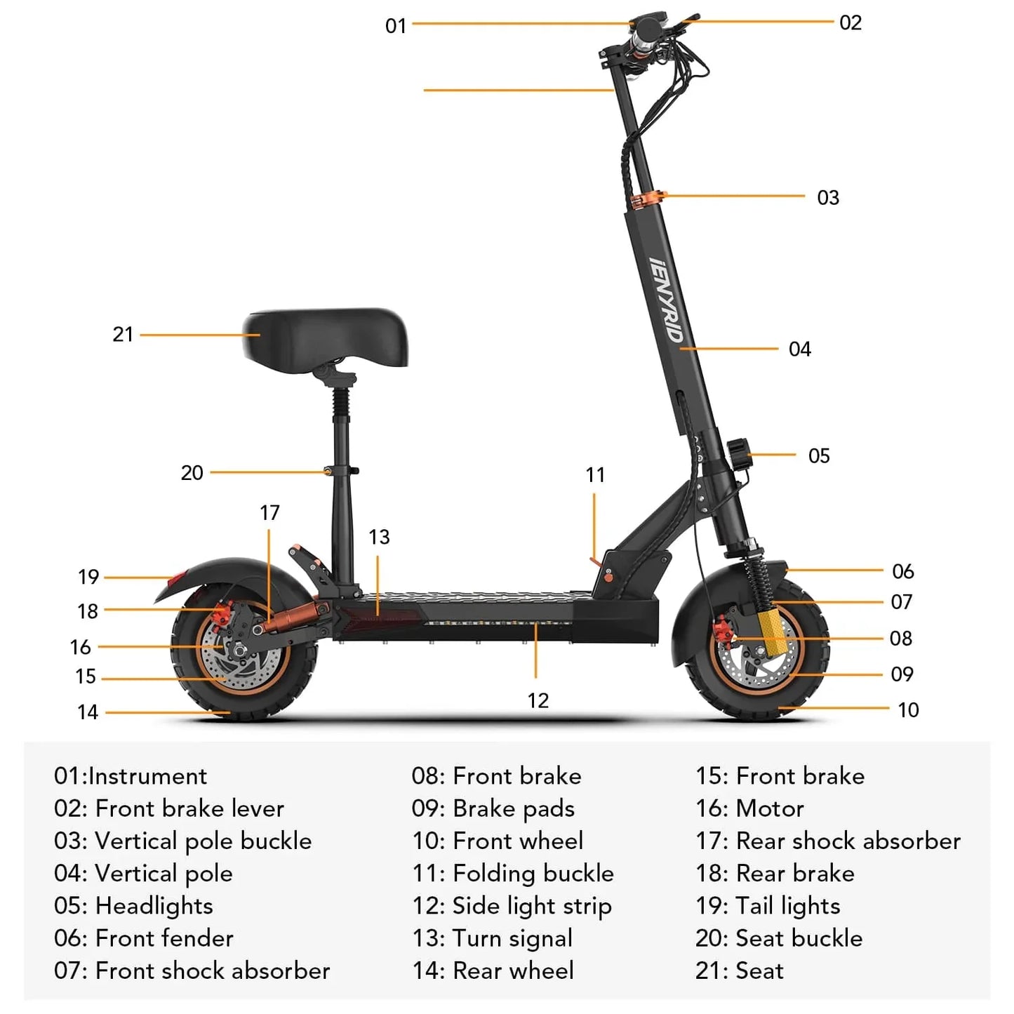 Max Seated Electric Scooter