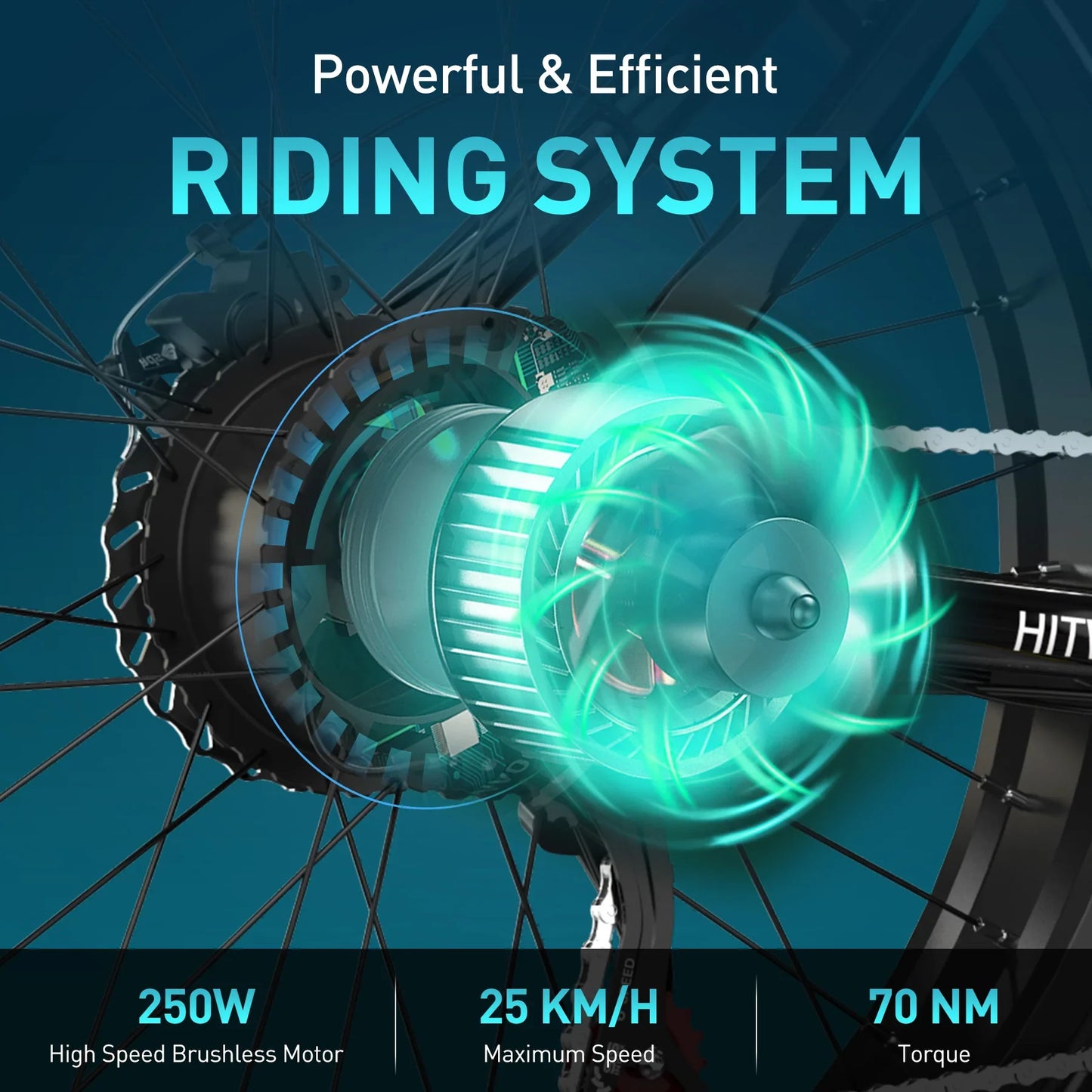 Hitway BK15 Fat Tire Electric Bike