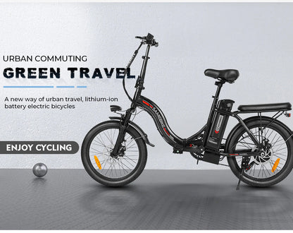 SAMEBIKE CY20 Electric Bike – 250W Motor | 36V 13Ah Battery | 20″ Folding Tyres | Up to 90km Range | Portable Urban Commuter E-Bike