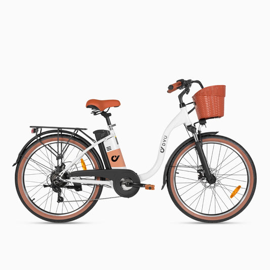 DYU C6 Pro City Electric Bike – 500W Motor | 15.6Ah Battery