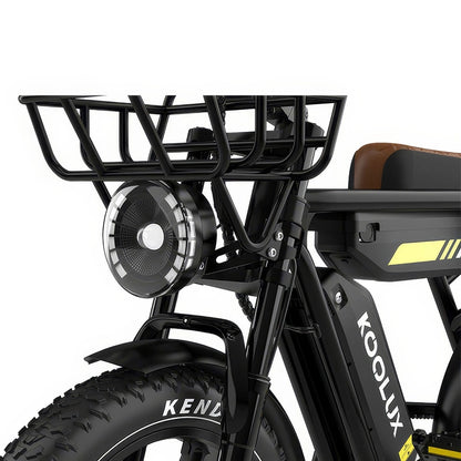 KOOLUX X9 Pro Dual Battery Electric Bike – 750W Motor | 48V 31.2Ah Dual Battery | 20″ × 4.0″ Fat Tyres | Full Suspension | Hydraulic Brakes | Up to 180km Range
