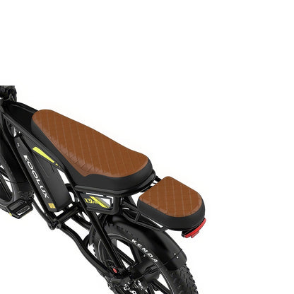 KOOLUX X9 Pro Dual Battery Electric Bike – 750W Motor | 48V 31.2Ah Dual Battery | 20″ × 4.0″ Fat Tyres | Full Suspension | Hydraulic Brakes | Up to 180km Range