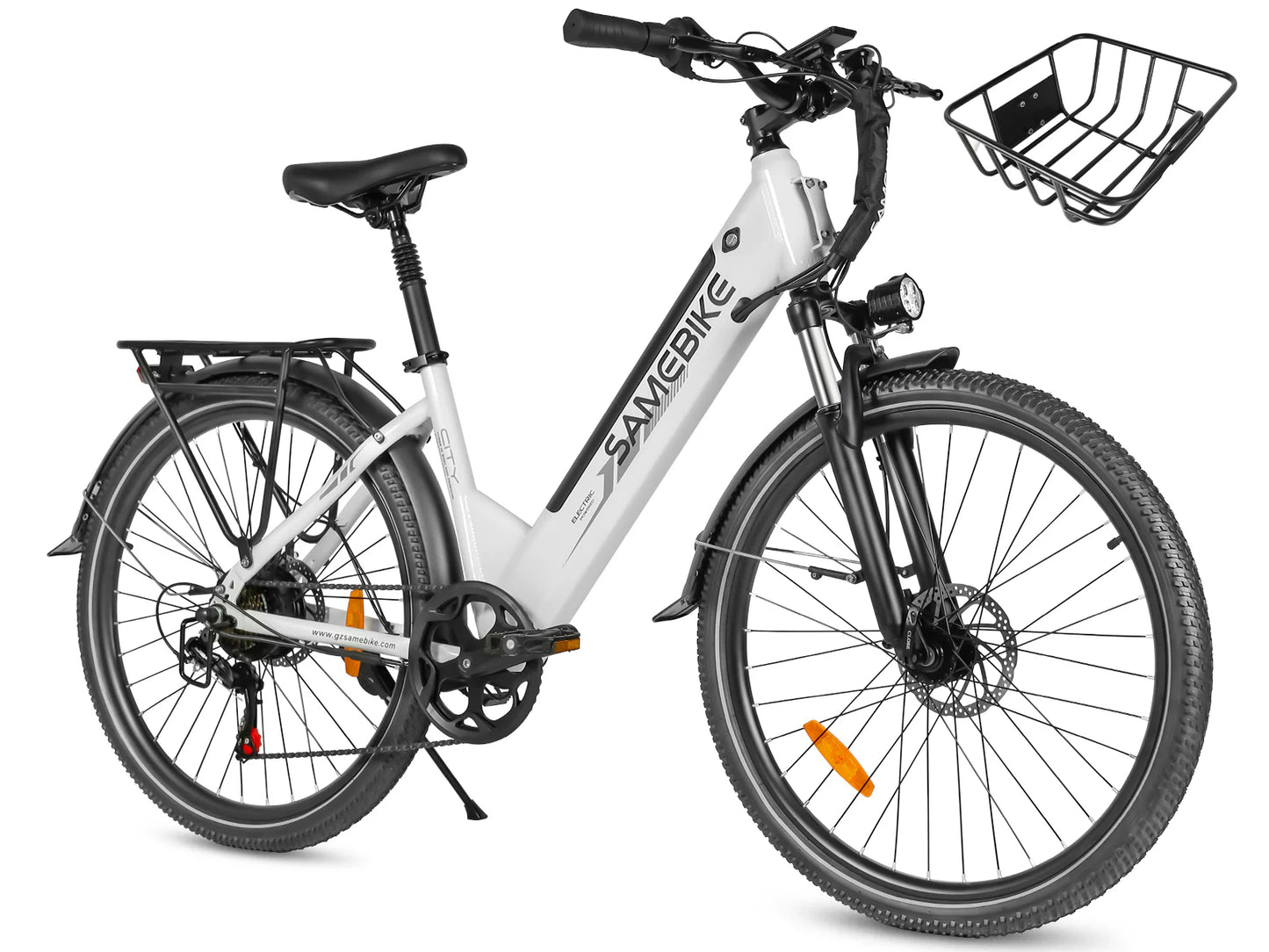 SAMEBIKE RS-A01 Pro Urban Electric Bike – 250W Motor | 36V 15Ah Battery | 55Nm Torque | 27.5″ Tyres | Up to 110km Range | City Commuter E-Bike