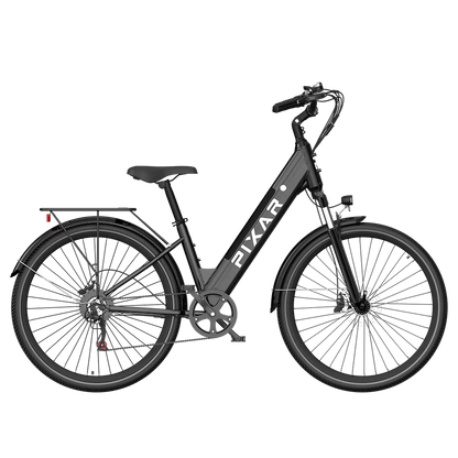 PIXAR Cruiser Electric Bike – 250W Motor | Samsung 36V 12.8Ah Battery | 27.5″ Wheels | Hydraulic Brakes | Up to 100km Range | Retro City Commuter E-Bike