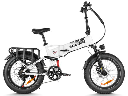 SAMEBIKE RS-A02 Pro Electric Bike – 250W Motor | 48V 15Ah Battery | 20″ × 4.0″ Fat Tyres | Folding All-Terrain E-Bike | Up to 110km Range