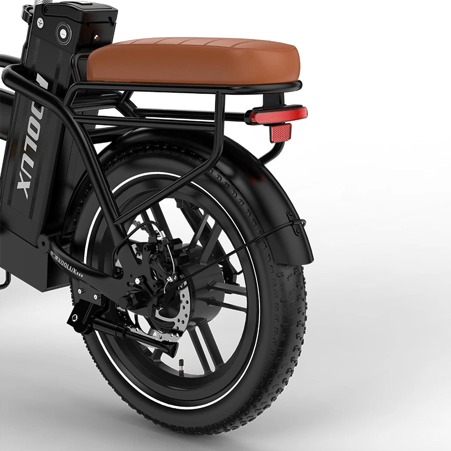 KOOLUX X10 Electric Bike – 250W Motor | 36V 13Ah Battery | 16″ × 3.0″ Tyres | Folding Urban E-Bike | Up to 65km Range | Compact City Commuter Bike