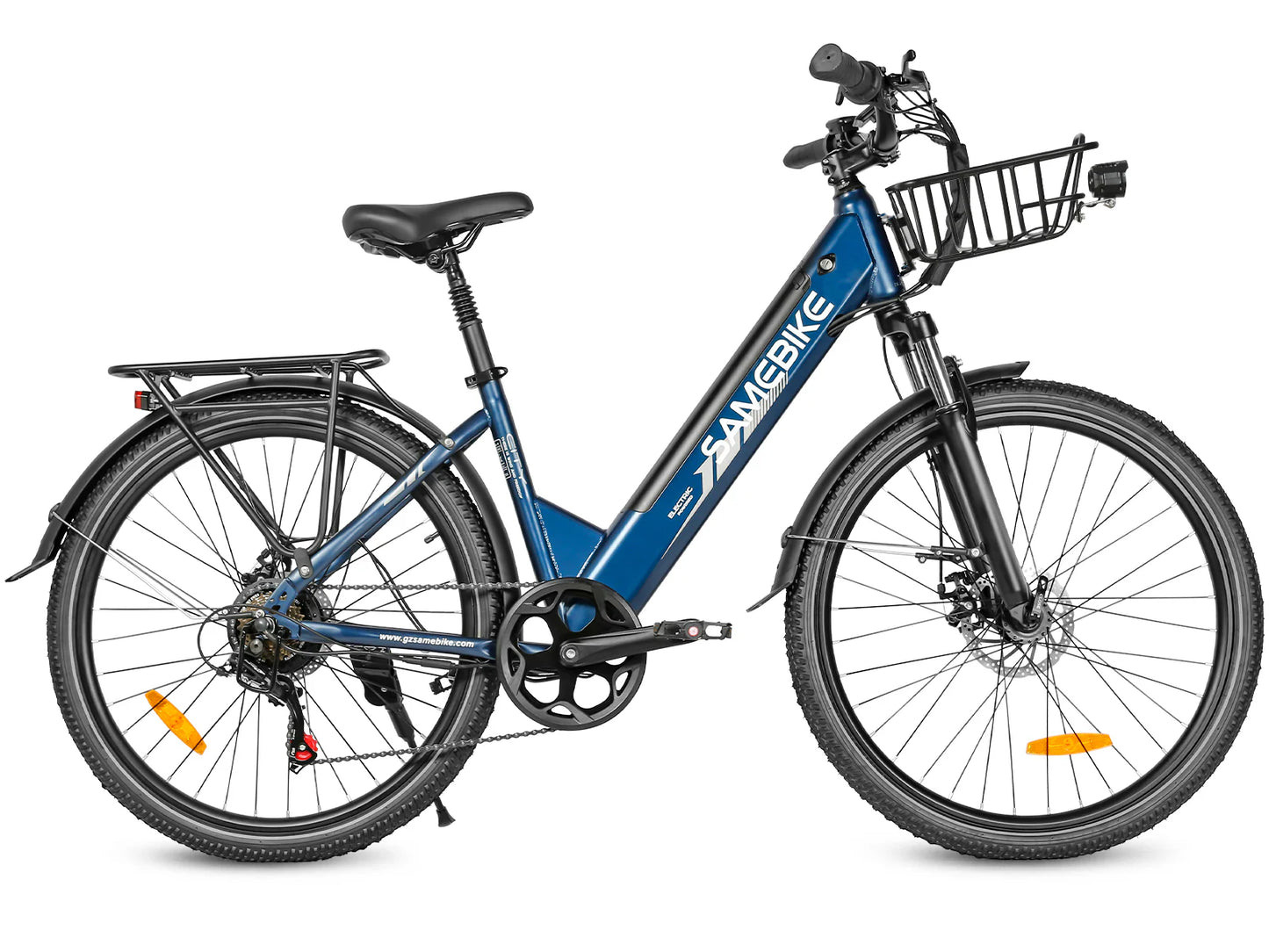 SAMEBIKE RS-A01 Pro Urban Electric Bike – 250W Motor | 36V 15Ah Battery | 55Nm Torque | 27.5″ Tyres | Up to 110km Range | City Commuter E-Bike