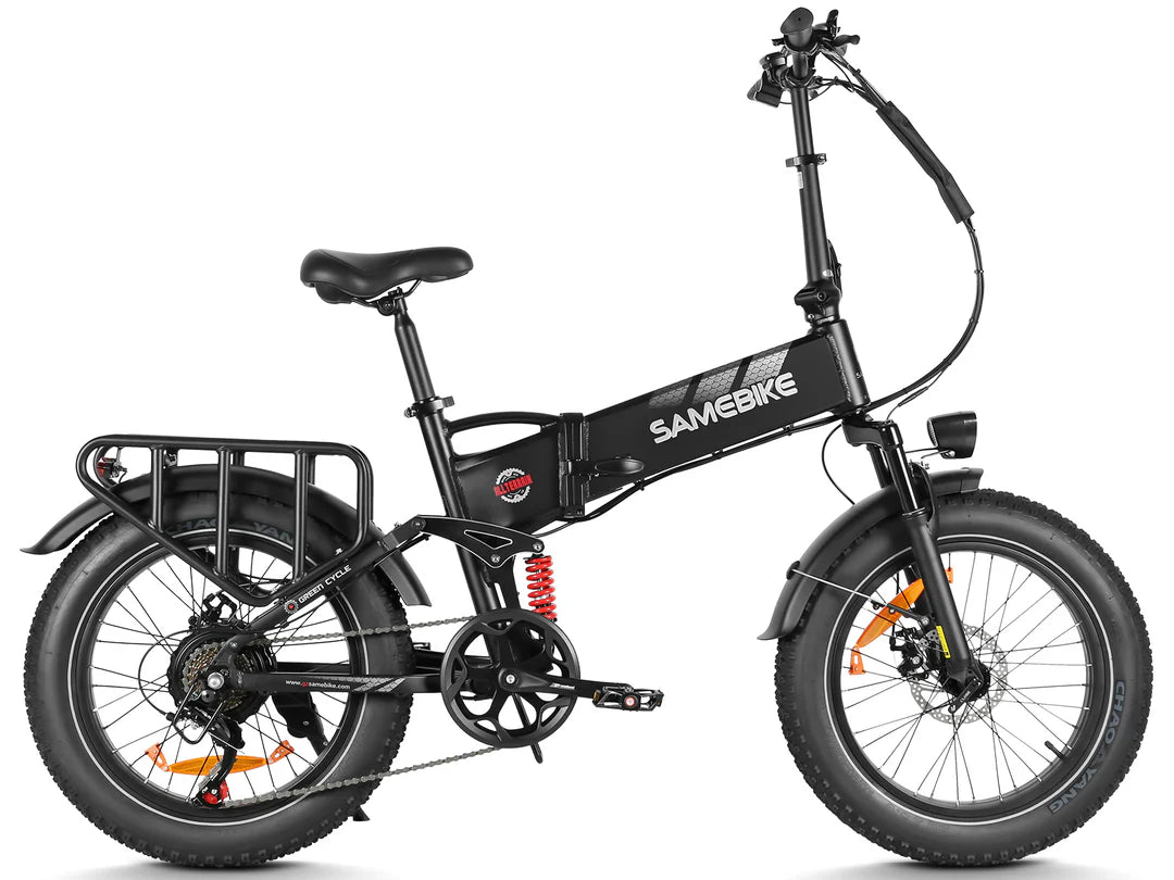 SAMEBIKE RS-A02 Pro Electric Bike – 250W Motor | 48V 15Ah Battery | 20″ × 4.0″ Fat Tyres | Folding All-Terrain E-Bike | Up to 110km Range