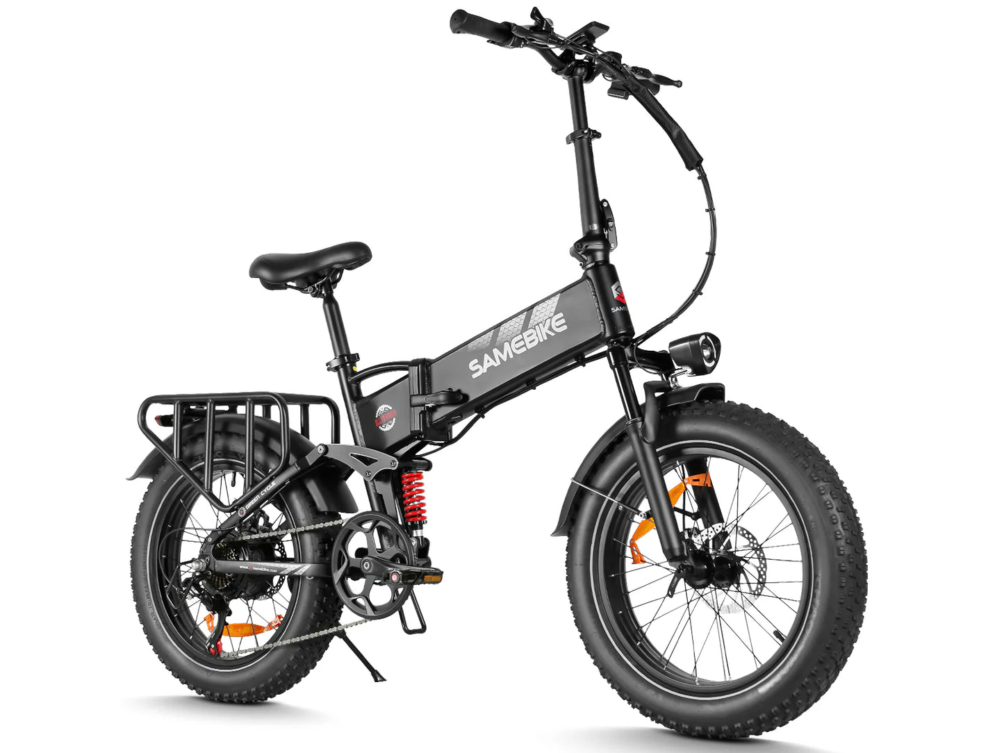 SAMEBIKE RS-A02 Pro Electric Bike – 250W Motor | 48V 15Ah Battery | 20″ × 4.0″ Fat Tyres | Folding All-Terrain E-Bike | Up to 110km Range