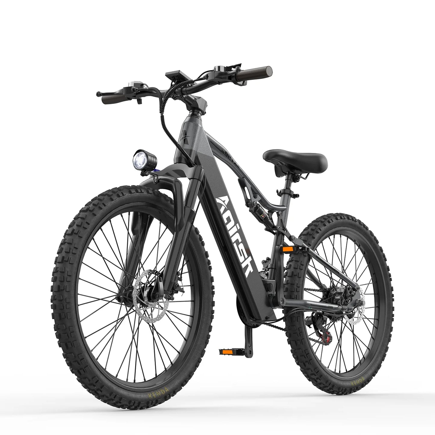 AAIRSK XT9 Electric Mountain Bike – 1500W Peak Motor | 48V 17.5Ah Battery | 26″ × 4.0″ Fat Tyres | Full Suspension | Hydraulic Brakes | Up to 90km Range | All-Terrain E-Bike