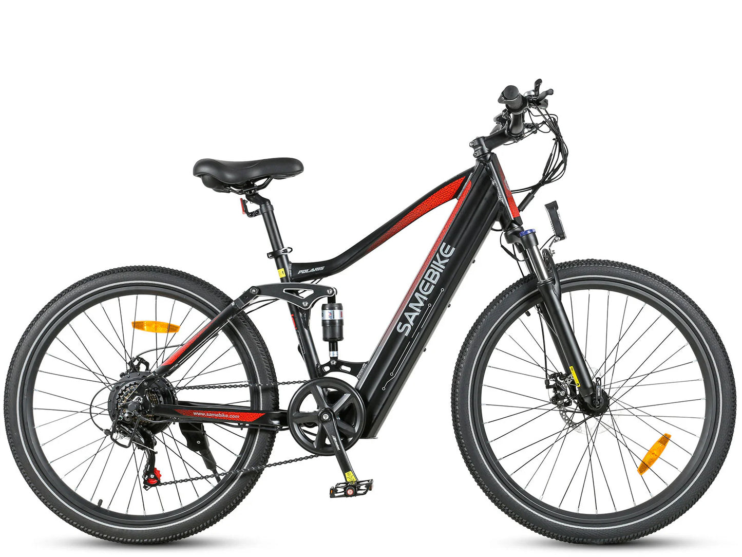 SAMEBIKE XD26-II Hybrid Electric Bike – 250W Motor | 48V 15Ah Battery | 70Nm Torque | 26″ Tyres | Dual Suspension | Up to 110km Range | All-Terrain Commuter E-Bike