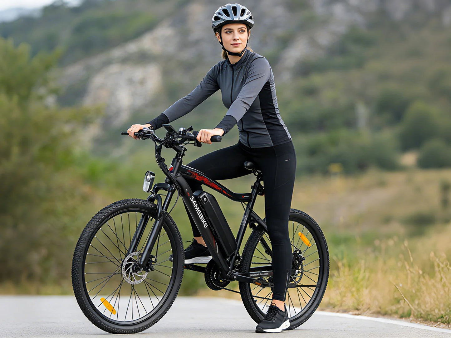 SAMEBIKE SY26-II Electric Bike – 250W Motor | 36V 13Ah Battery | 55Nm Torque | 26″ Tyres | Dual Suspension | Up to 90km Range | Urban Commuter MTB