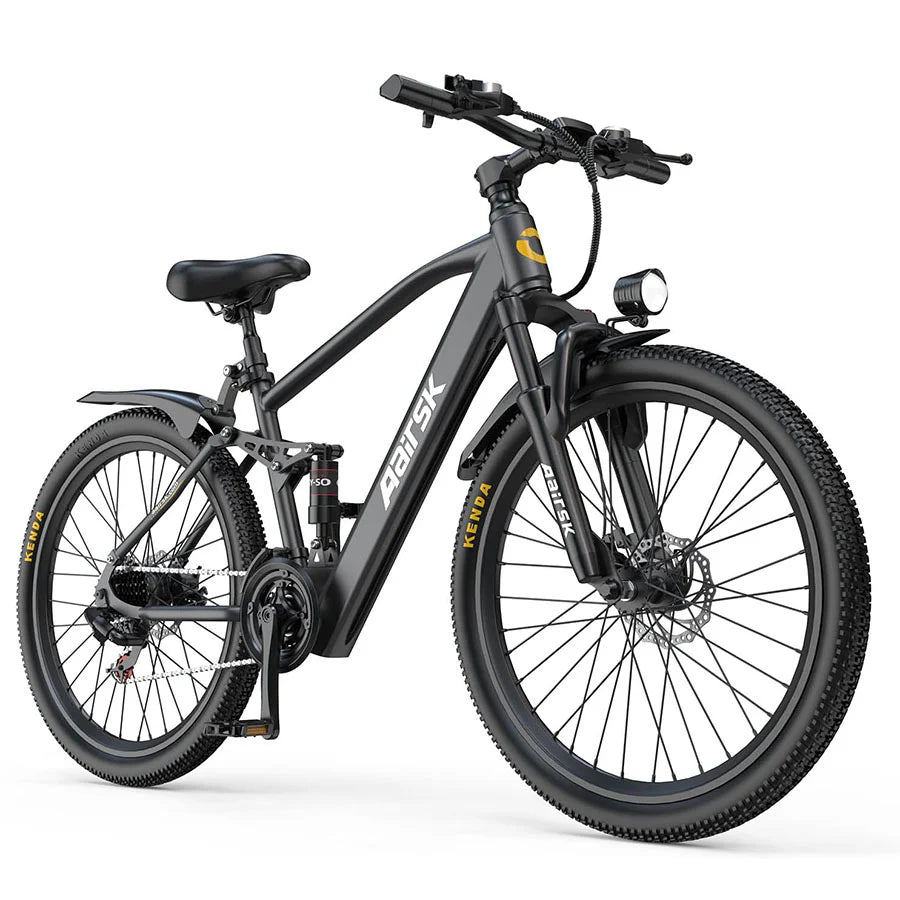 AAIRSK GT900 Electric Mountain Bike – 750W Peak Motor | 48V 15Ah Battery | 26″ × 4.0″ Fat Tyres | Hydraulic Brakes | Up to 80km Range | All-Terrain E-Mountain Bike