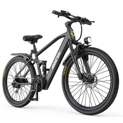 AAIRSK GT900 Electric Mountain Bike – 750W Peak Motor | 48V 15Ah Battery | 26″ × 4.0″ Fat Tyres | Hydraulic Brakes | Up to 80km Range | All-Terrain E-Mountain Bike