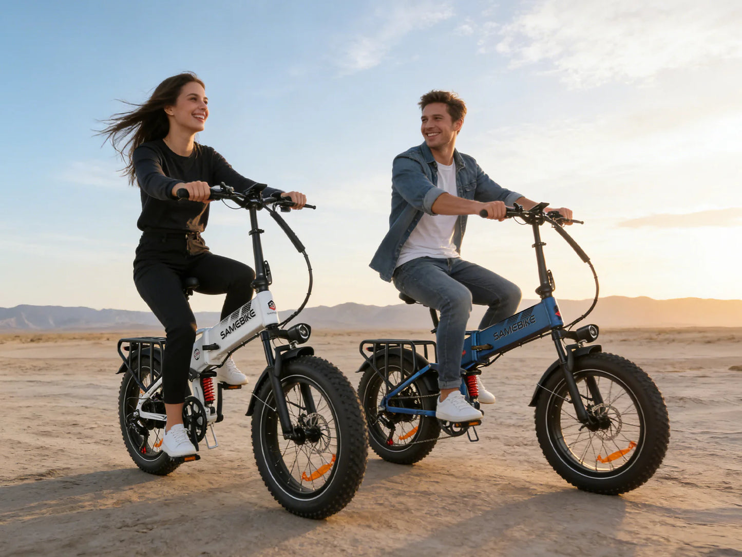 SAMEBIKE RS-A02 Pro Electric Bike – 250W Motor | 48V 15Ah Battery | 20″ × 4.0″ Fat Tyres | Folding All-Terrain E-Bike | Up to 110km Range
