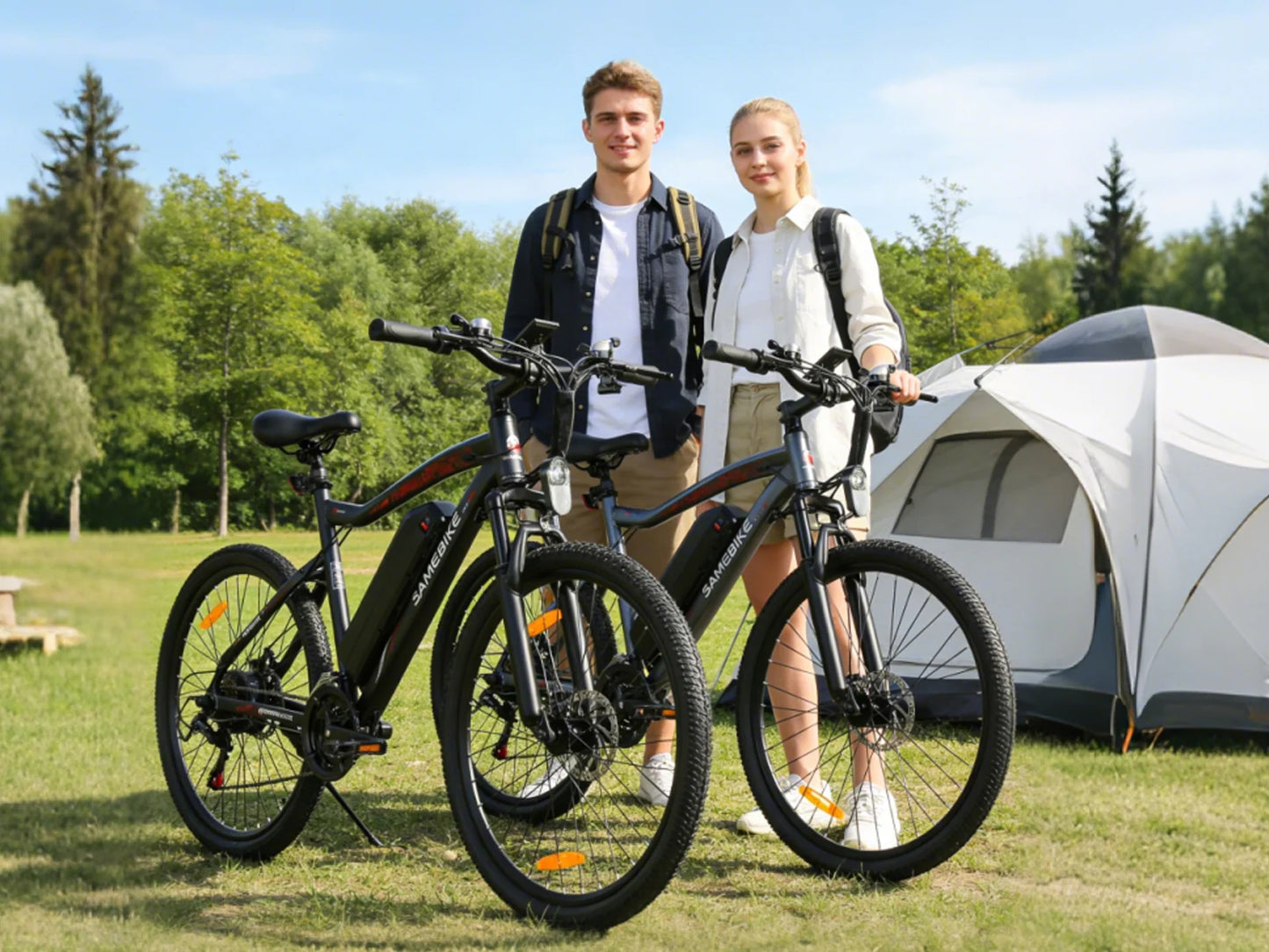 SAMEBIKE SY26-II Electric Bike – 250W Motor | 36V 13Ah Battery | 55Nm Torque | 26″ Tyres | Dual Suspension | Up to 90km Range | Urban Commuter MTB