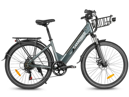 SAMEBIKE RS-A01 Pro Urban Electric Bike – 250W Motor | 36V 15Ah Battery | 55Nm Torque | 27.5″ Tyres | Up to 110km Range | City Commuter E-Bike