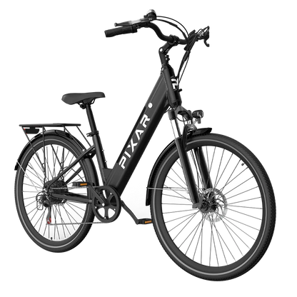 PIXAR Cruiser Electric Bike – 250W Motor | Samsung 36V 12.8Ah Battery | 27.5″ Wheels | Hydraulic Brakes | Up to 100km Range | Retro City Commuter E-Bike