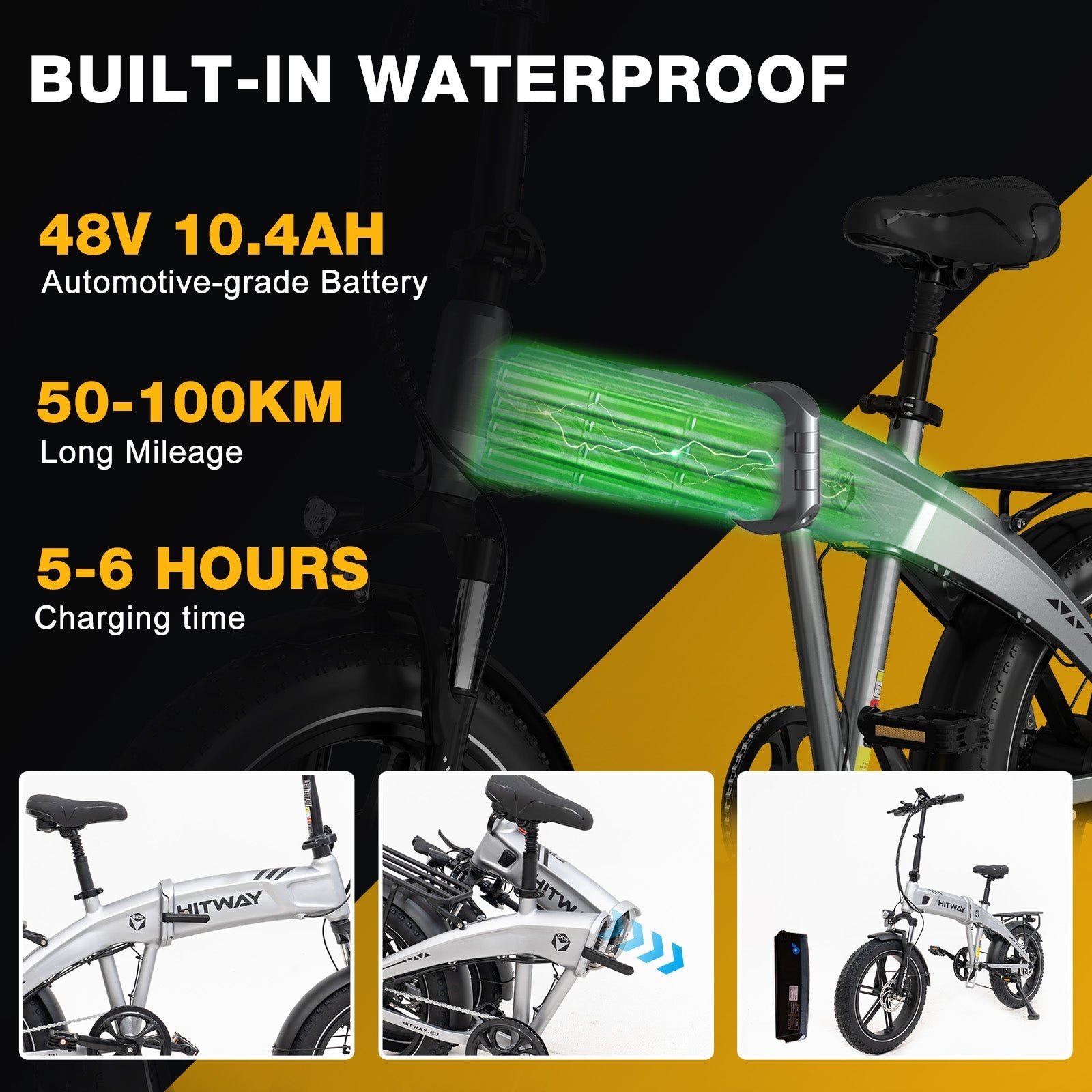 Hitway BK36 Folding Electric Bike