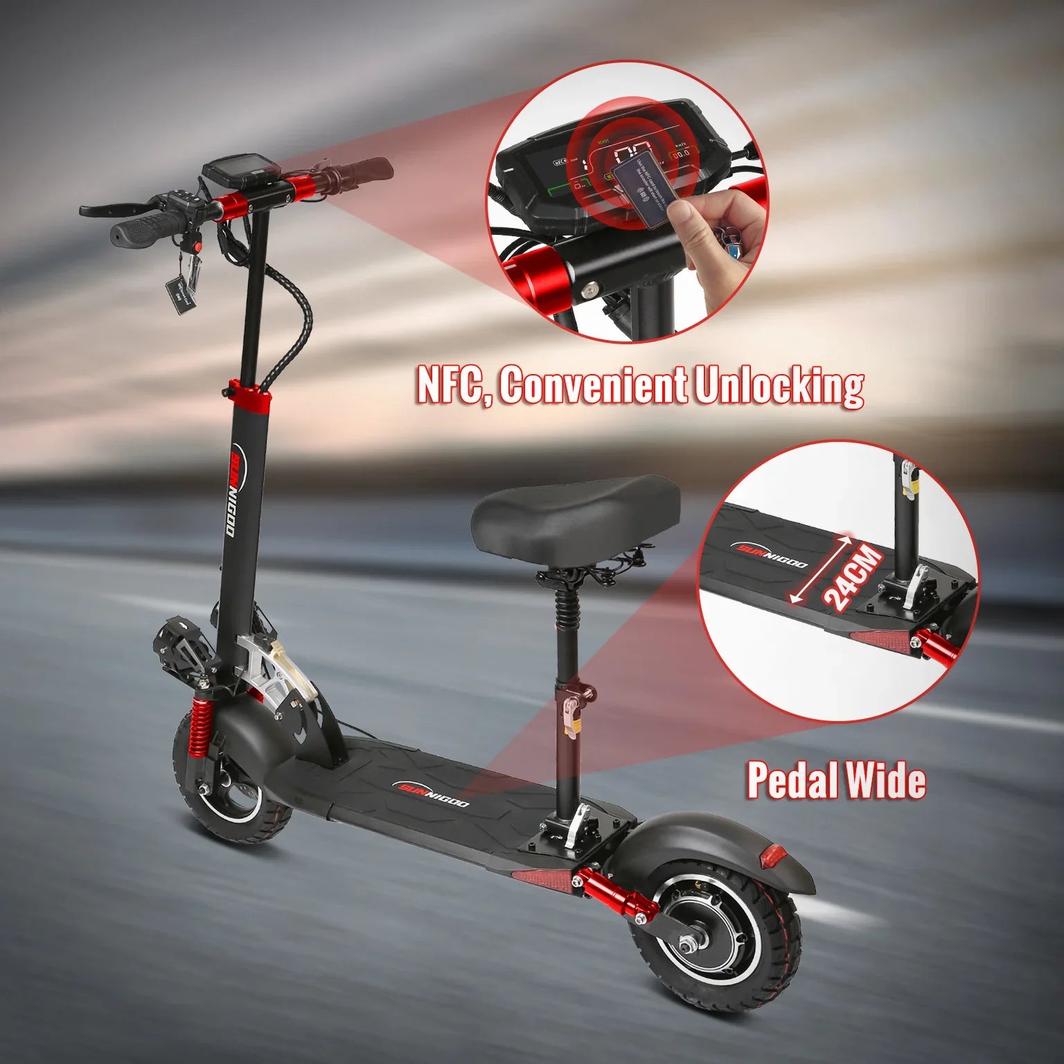 Seated Electric Scooter