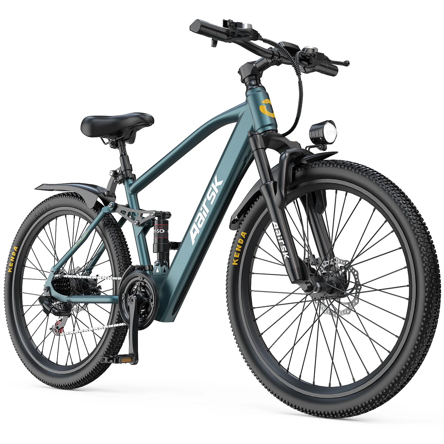 AAIRSK GT900 Electric Mountain Bike – 750W Peak Motor | 48V 15Ah Battery | 26″ × 4.0″ Fat Tyres | Hydraulic Brakes | Up to 80km Range | All-Terrain E-Mountain Bike