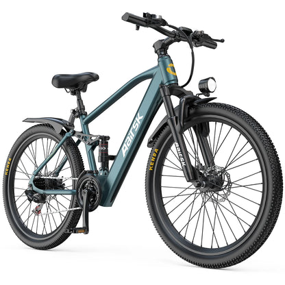 AAIRSK GT900 Electric Mountain Bike – 750W Peak Motor | 48V 15Ah Battery | 26″ × 4.0″ Fat Tyres | Hydraulic Brakes | Up to 80km Range | All-Terrain E-Mountain Bike