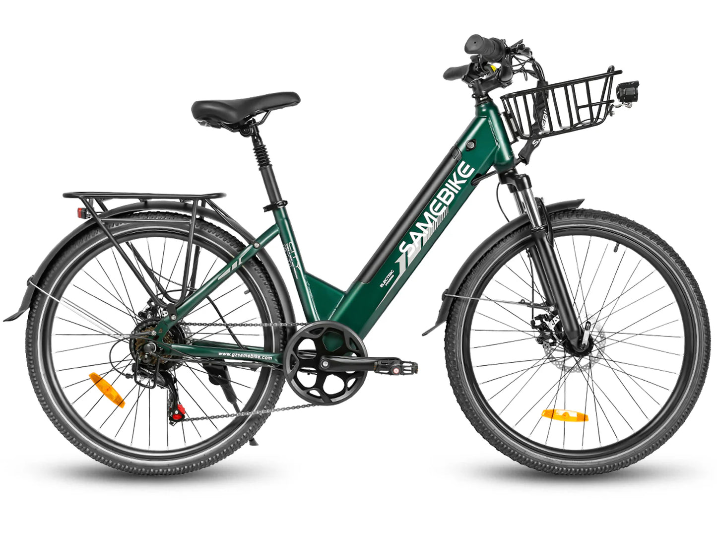 SAMEBIKE RS-A01 Pro Urban Electric Bike – 250W Motor | 36V 15Ah Battery | 55Nm Torque | 27.5″ Tyres | Up to 110km Range | City Commuter E-Bike
