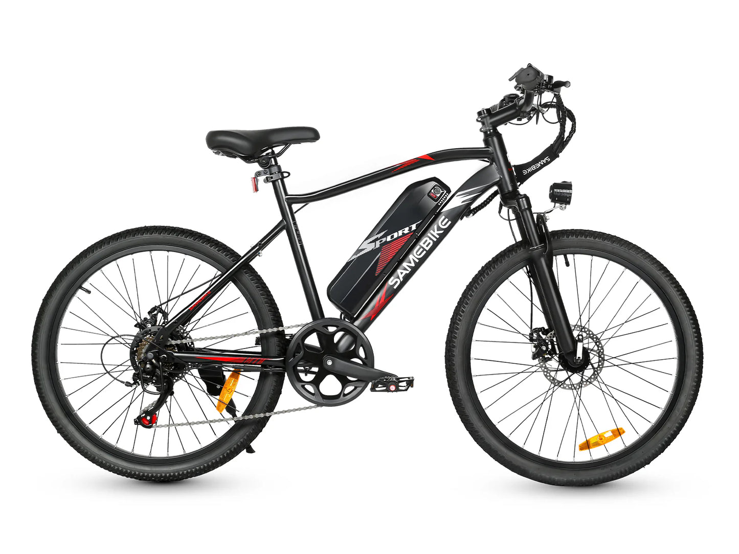 SAMEBIKE EBE2 Mountain Electric Bike – 250W Motor | 36V 13Ah Battery | Torque Sensor | 24″ Tyres | Up to 90km Range | Urban Commuter E-MTB
